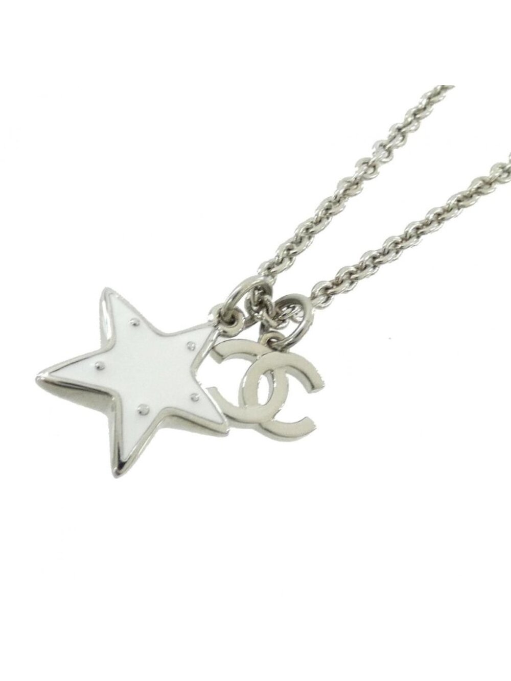 Chanel Necklace Silver